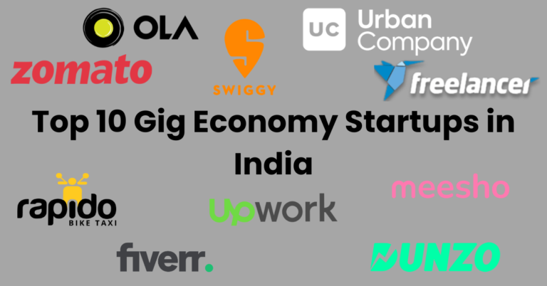 Top 10 Gig Economy Startups in India