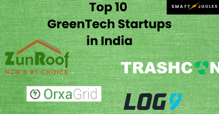 Top 10 GreenTech Startups in India