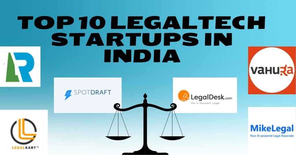 Top 10 LegalTech Startups in India