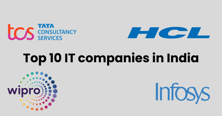 Top 10 IT companies in India