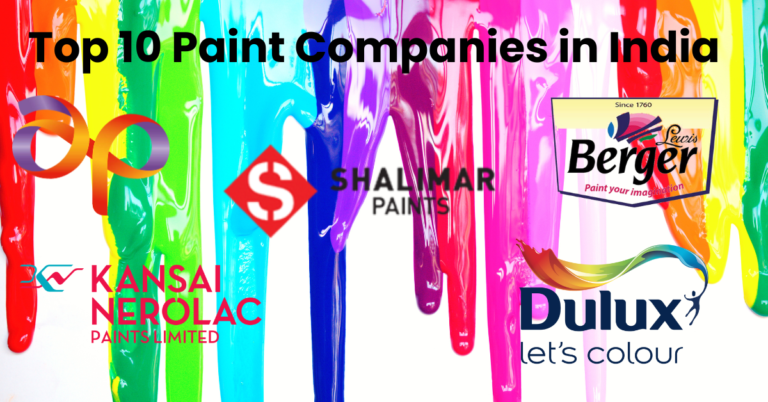 Top 10 Paint Companies in India