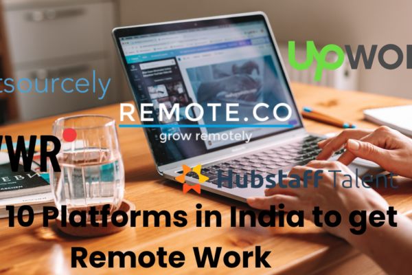 Top 10 Platforms in india to get Remote Work