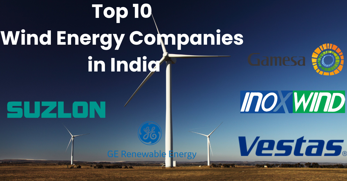 Top 10 Wind Energy Companies in India