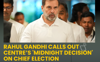 Rahul Gandhi Calls Out Centre’s 'Midnight Decision' on Chief Election Commissioner Appointment